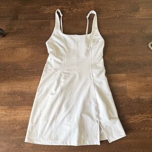 White Abercrombie YPB Workout Dress